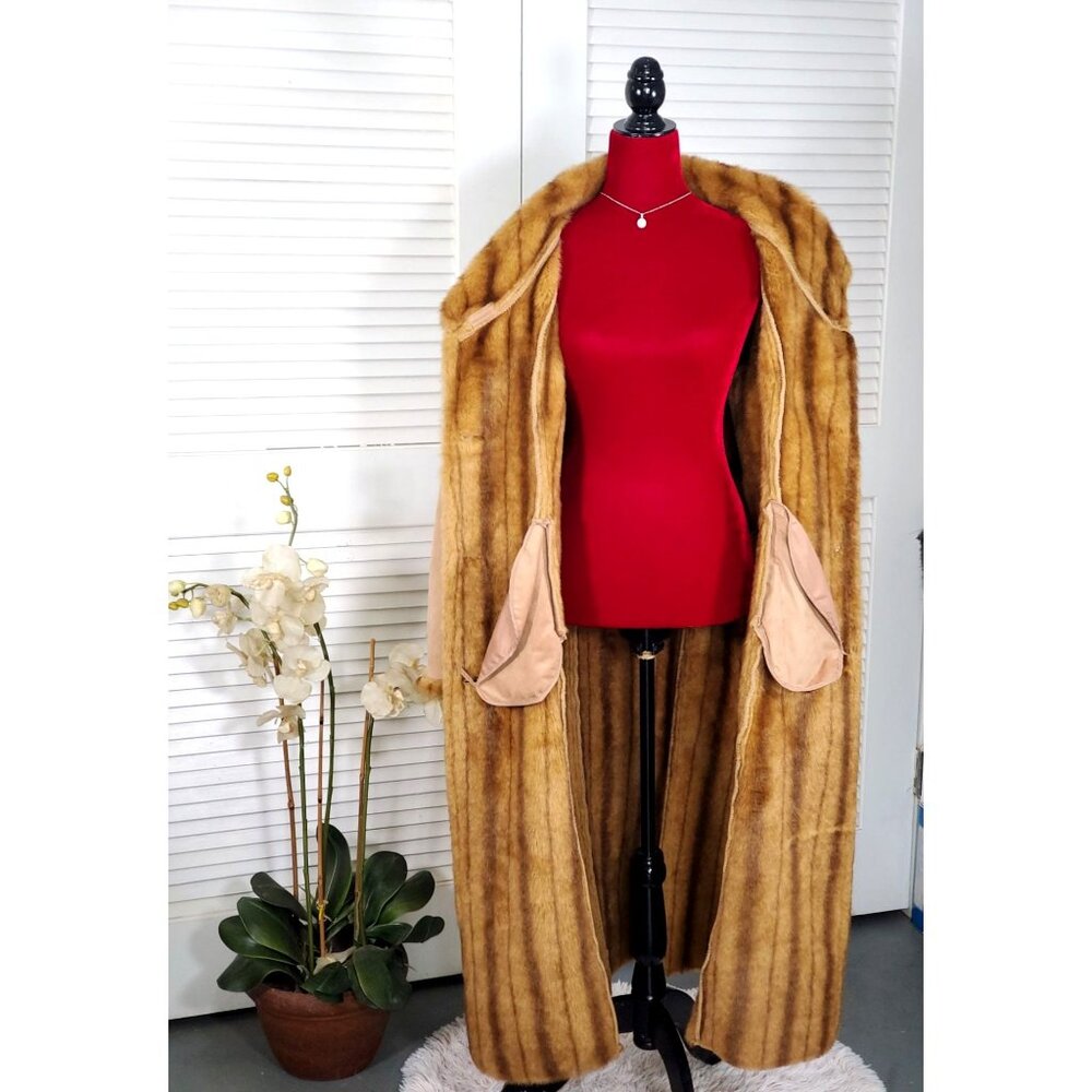 NWT Jones New York Women's Tan Suede Faux Fur Lined Long Jacket Sz L 1111 - Picture 11 of 16